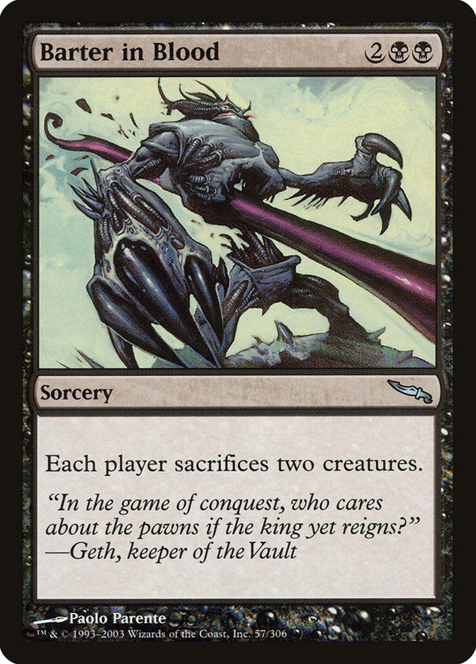 Barter in Blood [Mirrodin] MTG Single Magic: The Gathering | Red Claw Gaming