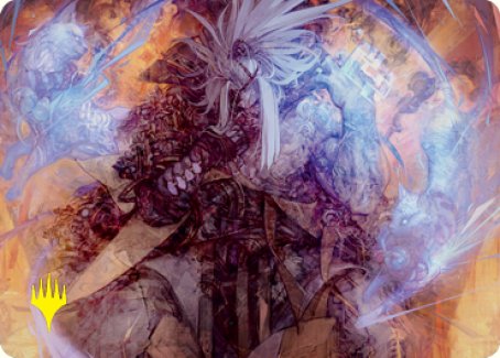 Satoru Umezawa 2 Art Card (Gold-Stamped Signature) [Kamigawa: Neon Dynasty Art Series] MTG Single Magic: The Gathering | Red Claw Gaming