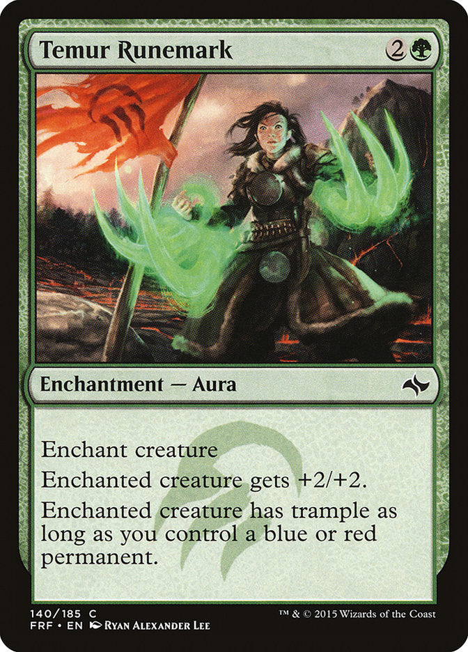 Temur Runemark [Fate Reforged] MTG Single Magic: The Gathering | Red Claw Gaming
