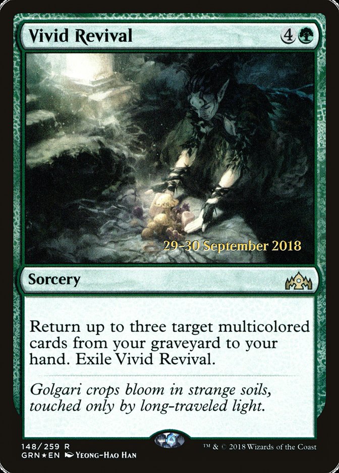 Vivid Revival [Guilds of Ravnica Prerelease Promos] MTG Single Magic: The Gathering | Red Claw Gaming