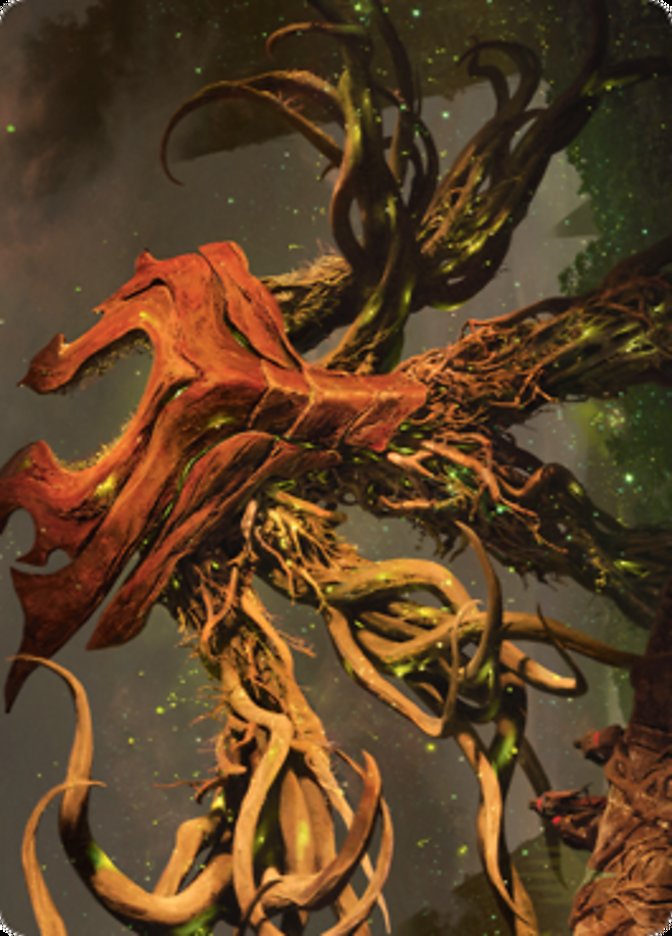 Ashaya, Soul of the Wild Art Card (Gold-Stamped Signature) [Zendikar Rising Art Series] MTG Single Magic: The Gathering | Red Claw Gaming