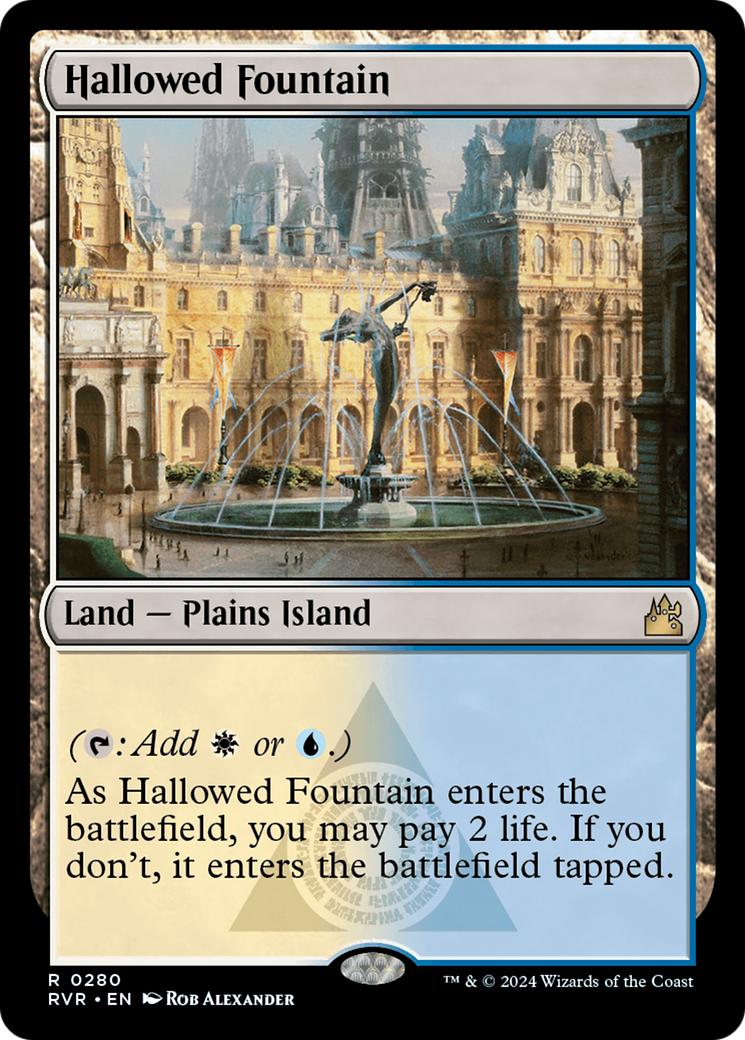 Hallowed Fountain [Ravnica Remastered] MTG Single Magic: The Gathering | Red Claw Gaming