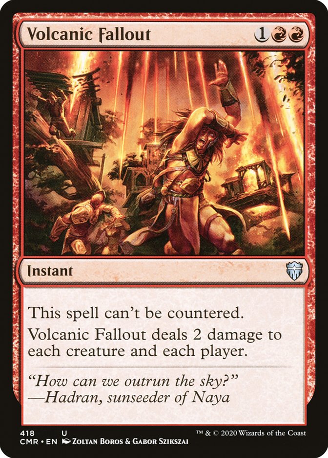 Volcanic Fallout [Commander Legends] MTG Single Magic: The Gathering | Red Claw Gaming