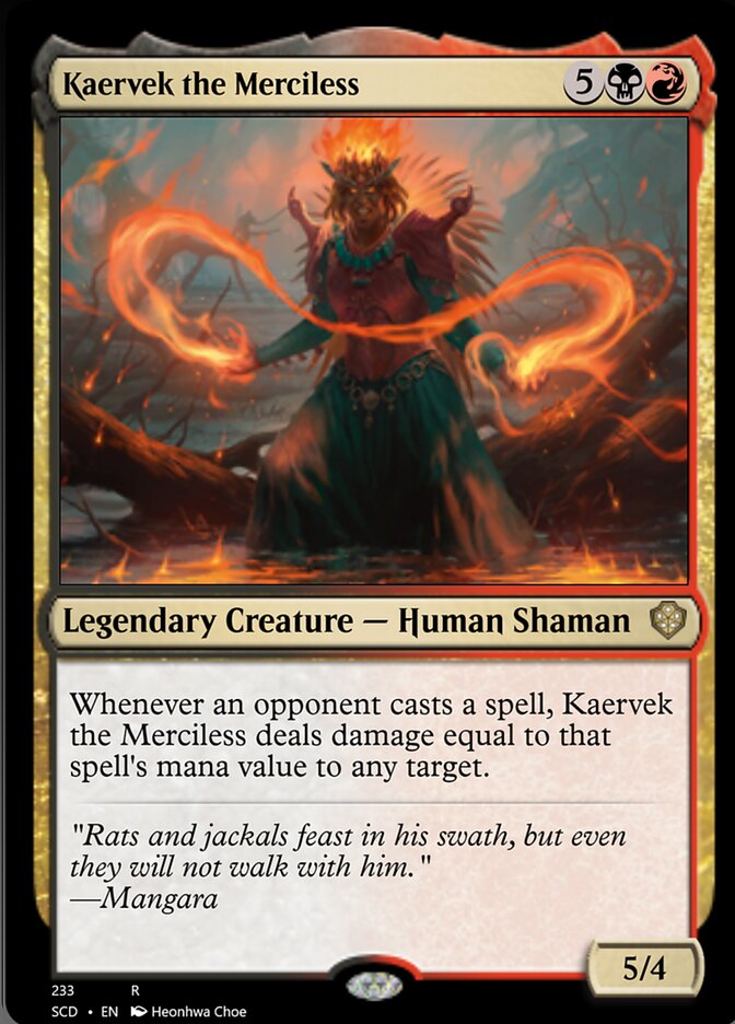 Kaervek the Merciless [Starter Commander Decks] MTG Single Magic: The Gathering | Red Claw Gaming