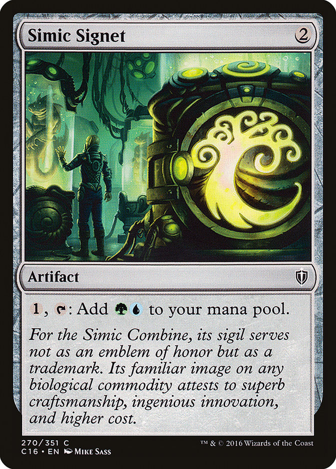 Simic Signet [Commander 2016] MTG Single Magic: The Gathering | Red Claw Gaming