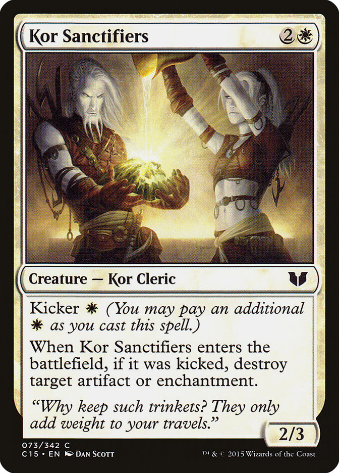 Kor Sanctifiers [Commander 2015] MTG Single Magic: The Gathering | Red Claw Gaming