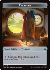 Elf // Treasure (0013) Double-Sided Token [The Hobbit Tokens] | Red Claw Gaming