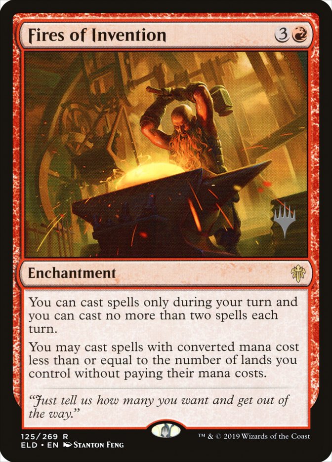 Fires of Invention (Promo Pack) [Throne of Eldraine Promos] MTG Single Magic: The Gathering | Red Claw Gaming