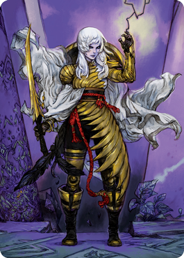 The Wandering Emperor 1 Art Card [Kamigawa: Neon Dynasty Art Series] MTG Single Magic: The Gathering | Red Claw Gaming
