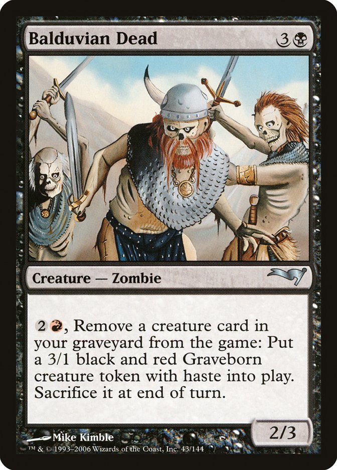 Balduvian Dead [Coldsnap Theme Decks] MTG Single Magic: The Gathering | Red Claw Gaming