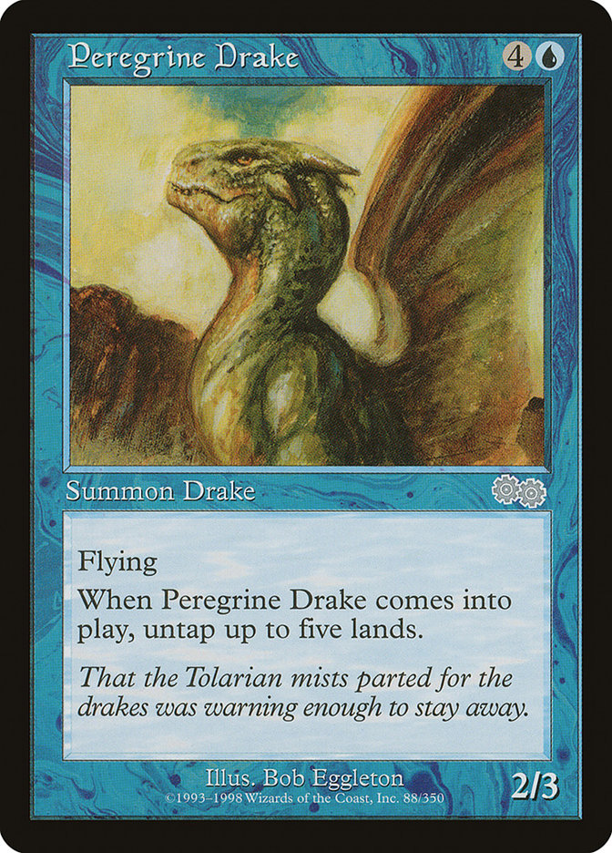 Peregrine Drake [Urza's Saga] MTG Single Magic: The Gathering | Red Claw Gaming