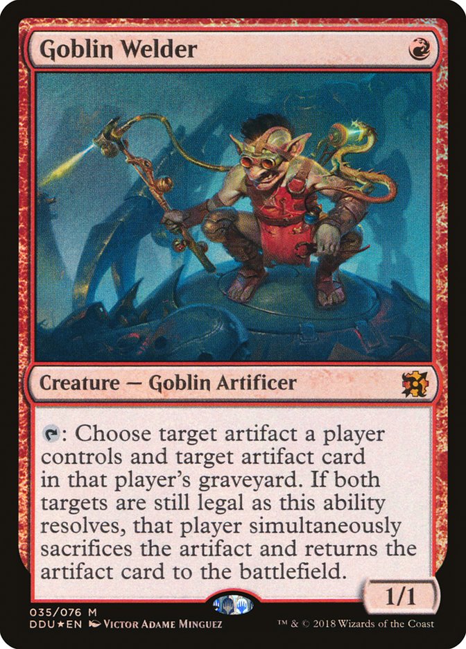 Goblin Welder [Duel Decks: Elves vs. Inventors] MTG Single Magic: The Gathering | Red Claw Gaming