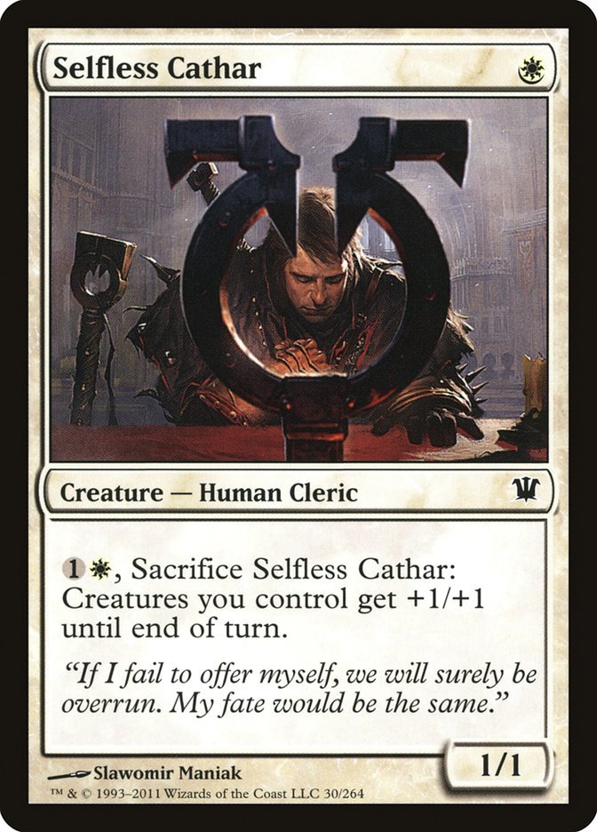 Selfless Cathar [Innistrad] MTG Single Magic: The Gathering | Red Claw Gaming