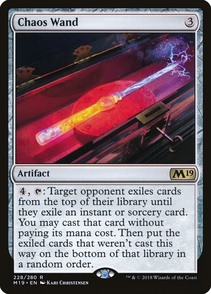 Chaos Wand [Core Set 2019] MTG Single Magic: The Gathering | Red Claw Gaming