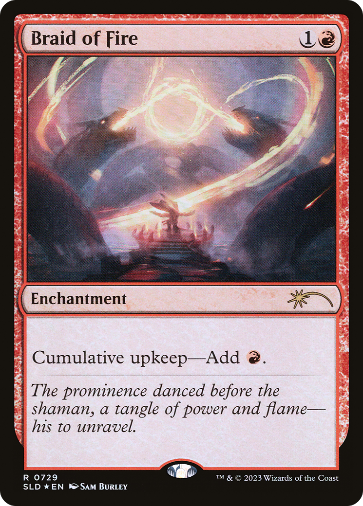 Braid of Fire (729) [Secret Lair Drop Promos] MTG Single Magic: The Gathering | Red Claw Gaming