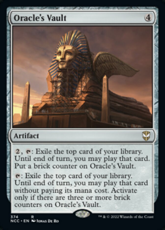 Oracle's Vault [Streets of New Capenna Commander] MTG Single Magic: The Gathering | Red Claw Gaming