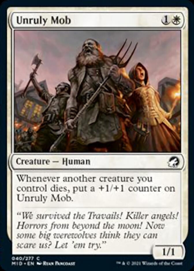 Unruly Mob [Innistrad: Midnight Hunt] MTG Single Magic: The Gathering | Red Claw Gaming