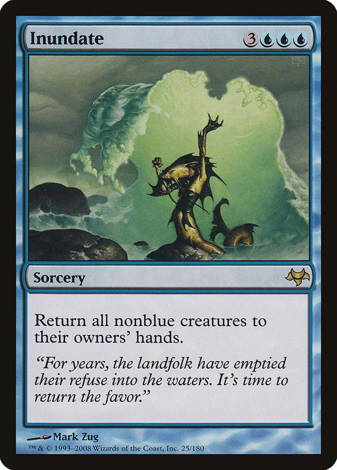 Inundate [Eventide] MTG Single Magic: The Gathering | Red Claw Gaming