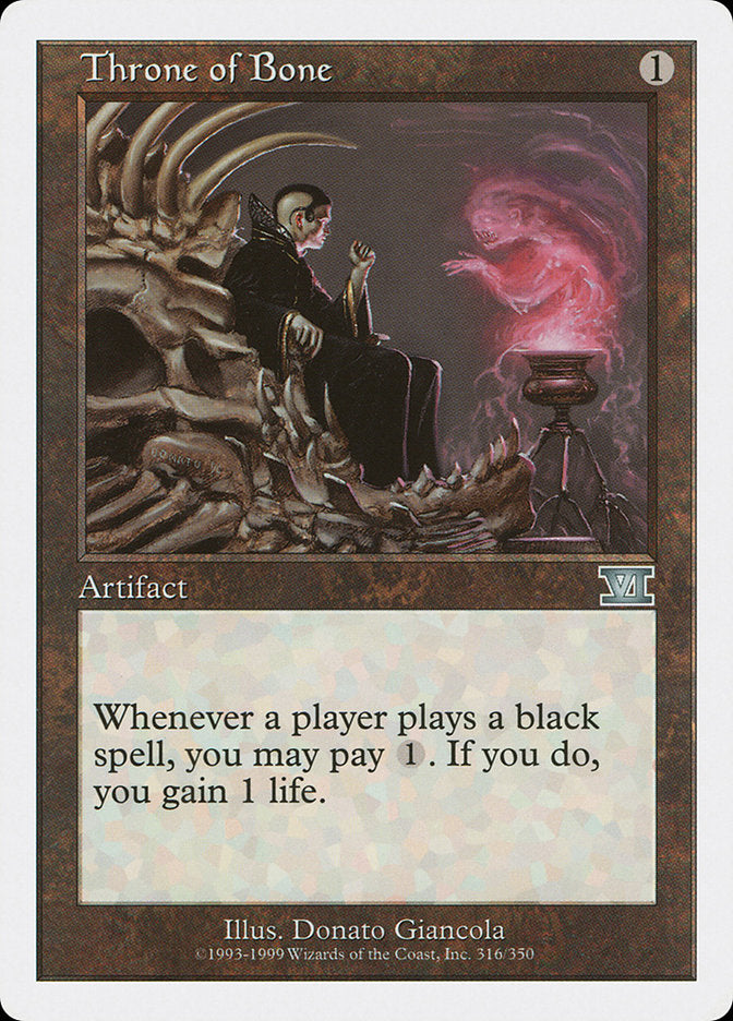 Throne of Bone [Classic Sixth Edition] MTG Single Magic: The Gathering | Red Claw Gaming
