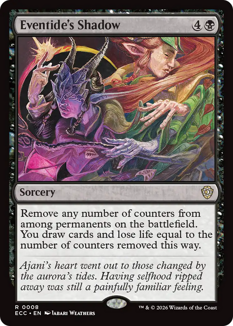 Eventide's Shadow [Lorwyn Eclipsed Commander] MTG Single Magic: The Gathering | Red Claw Gaming