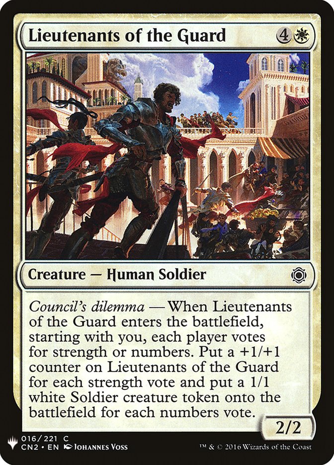 Lieutenants of the Guard [Mystery Booster] MTG Single Magic: The Gathering | Red Claw Gaming