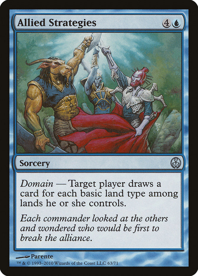 Allied Strategies [Duel Decks: Phyrexia vs. the Coalition] MTG Single Magic: The Gathering | Red Claw Gaming