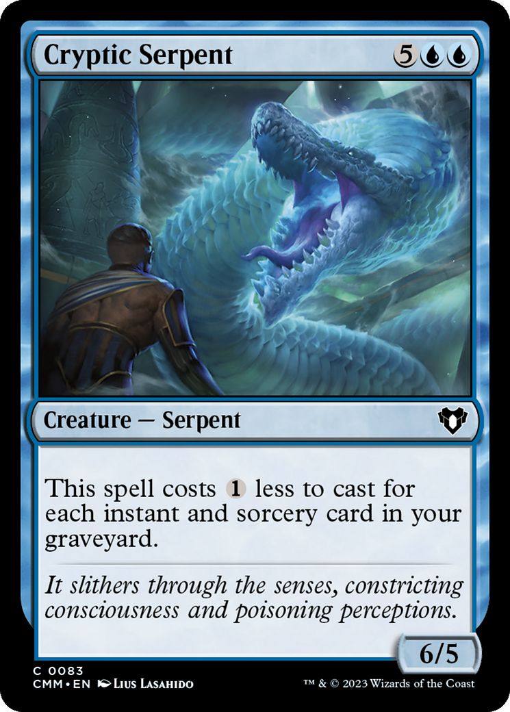 Cryptic Serpent [Commander Masters] MTG Single Magic: The Gathering | Red Claw Gaming