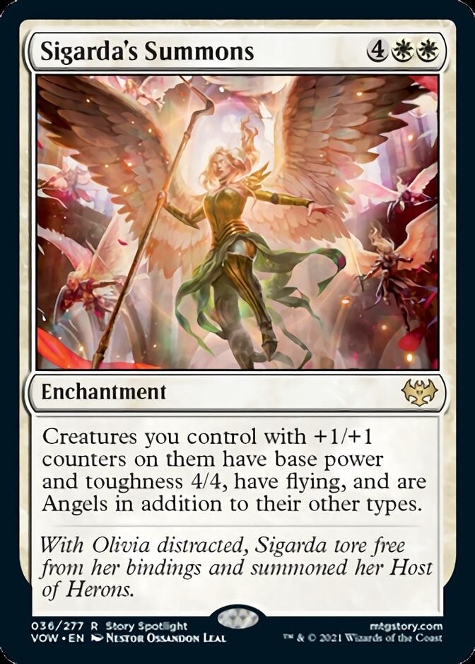 Sigarda's Summons [Innistrad: Crimson Vow] MTG Single Magic: The Gathering | Red Claw Gaming