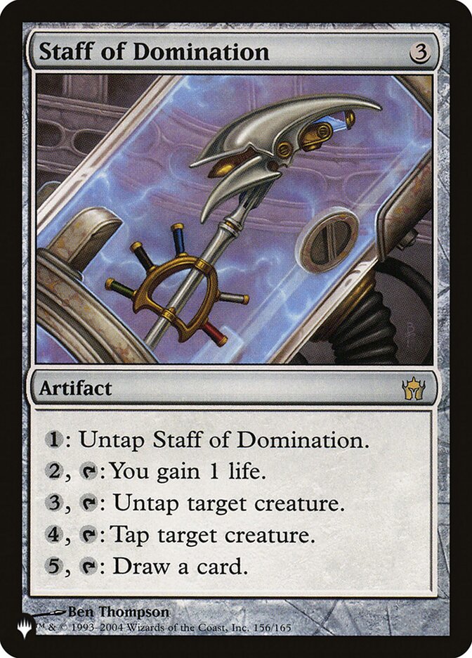 Staff of Domination [The List] MTG Single Magic: The Gathering | Red Claw Gaming
