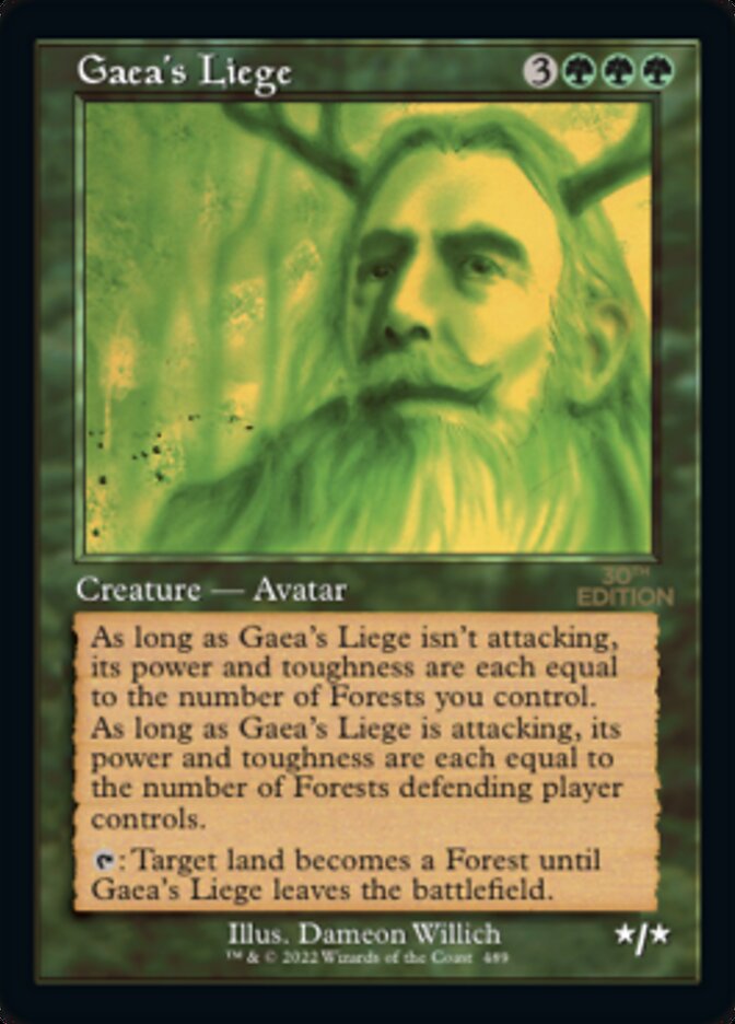 Gaea's Liege (Retro) [30th Anniversary Edition] MTG Single Magic: The Gathering | Red Claw Gaming