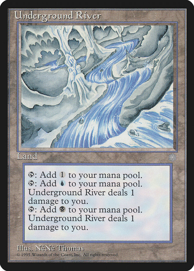 Underground River [Ice Age] MTG Single Magic: The Gathering | Red Claw Gaming
