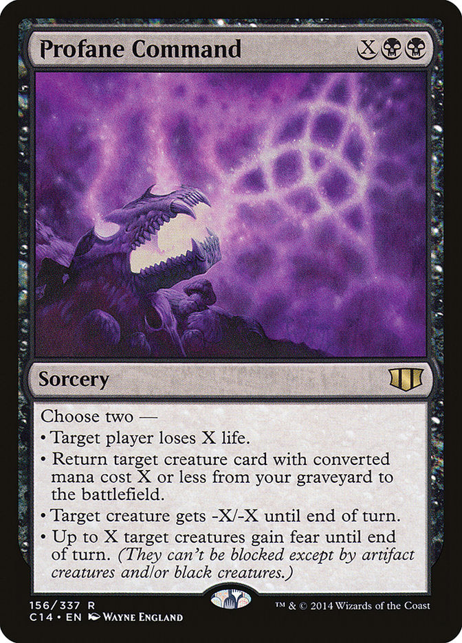 Profane Command [Commander 2014] MTG Single Magic: The Gathering | Red Claw Gaming