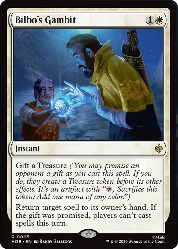 Bilbo's Gambit (Extended Art) [The Hobbit] MTG Single Magic: The Gathering | Red Claw Gaming