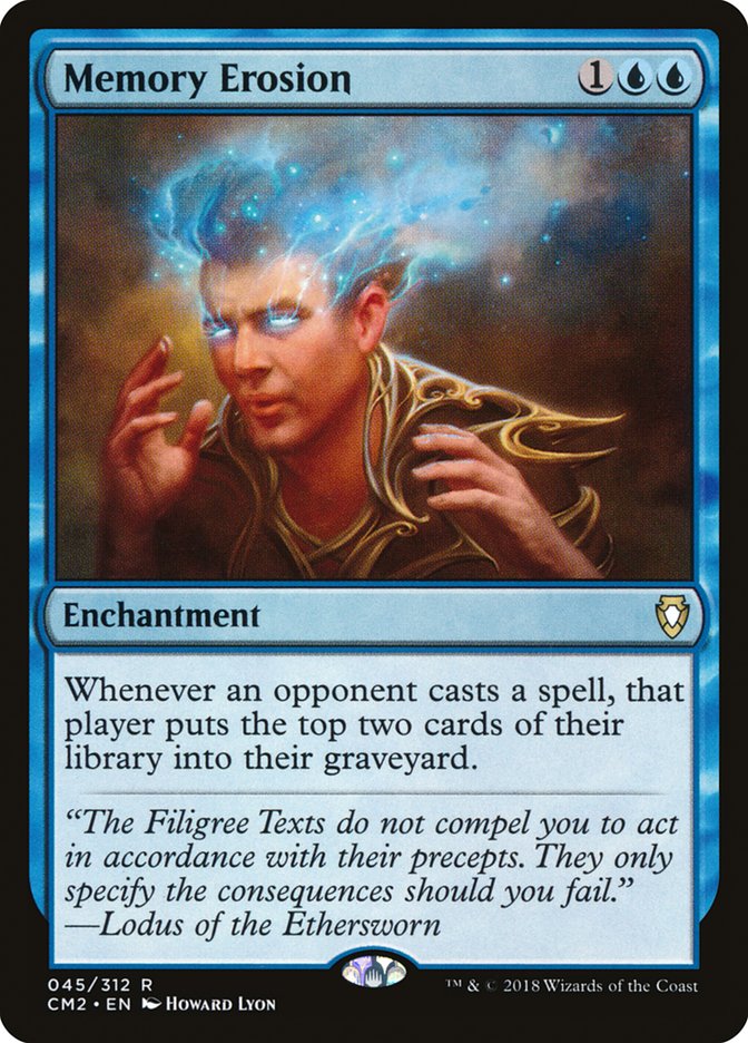Memory Erosion [Commander Anthology Volume II] MTG Single Magic: The Gathering | Red Claw Gaming