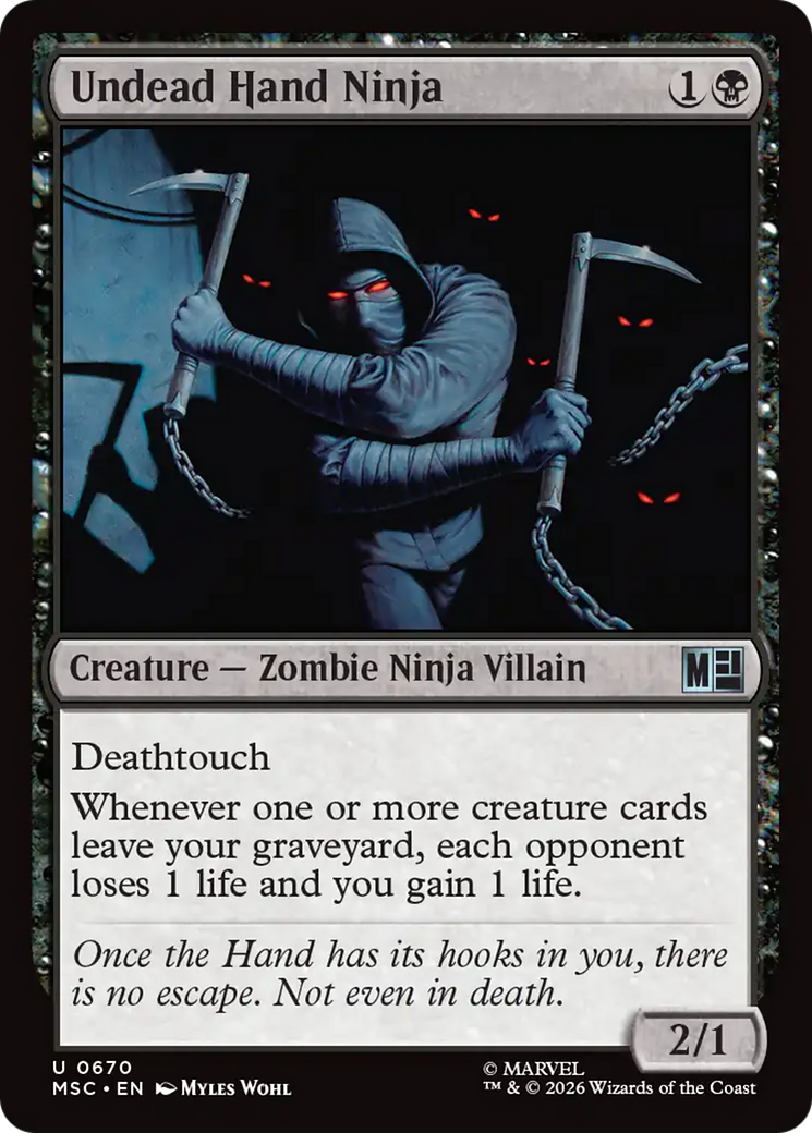 Undead Hand Ninja [Marvel Super Heroes Commander] | Red Claw Gaming