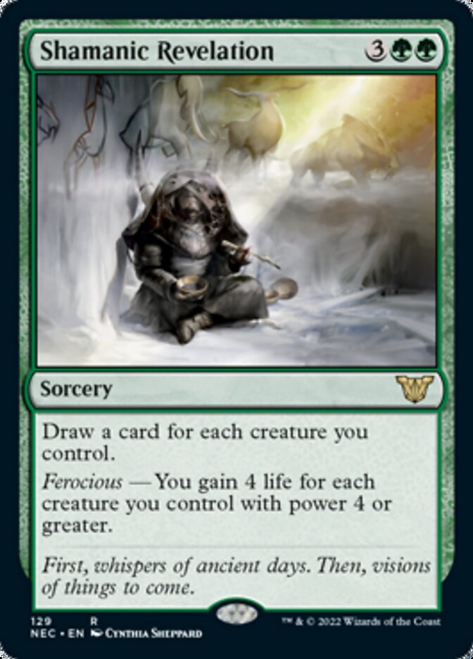 Shamanic Revelation [Kamigawa: Neon Dynasty Commander] MTG Single Magic: The Gathering | Red Claw Gaming