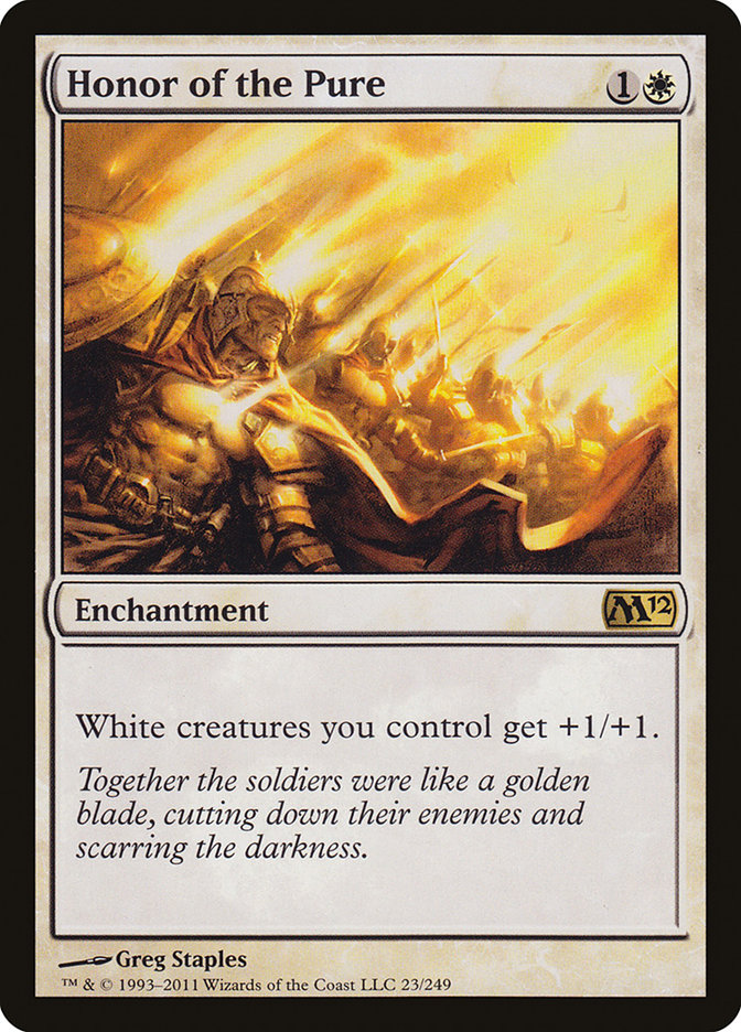 Honor of the Pure [Magic 2012] MTG Single Magic: The Gathering | Red Claw Gaming
