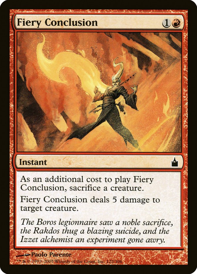 Fiery Conclusion [Ravnica: City of Guilds] MTG Single Magic: The Gathering | Red Claw Gaming