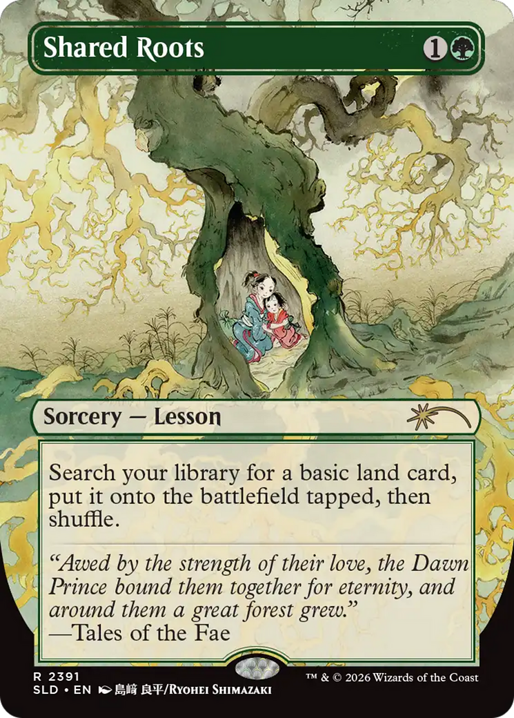 Shared Roots [Secret Lair Drop Series] MTG Single Magic: The Gathering | Red Claw Gaming