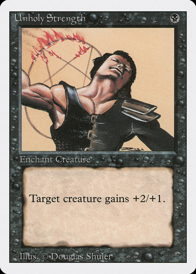 Unholy Strength [Revised Edition] MTG Single Magic: The Gathering | Red Claw Gaming
