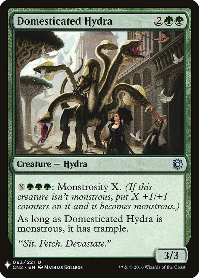 Domesticated Hydra [Mystery Booster] MTG Single Magic: The Gathering | Red Claw Gaming
