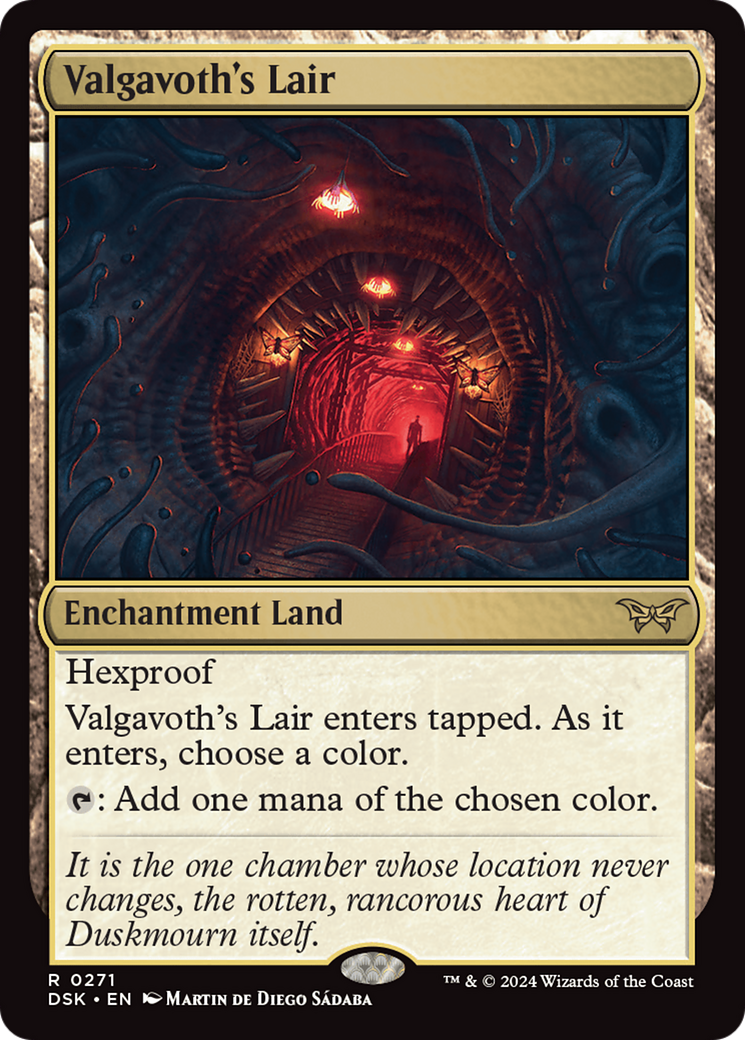 Valgavoth's Lair [Duskmourn: House of Horror] MTG Single Magic: The Gathering | Red Claw Gaming