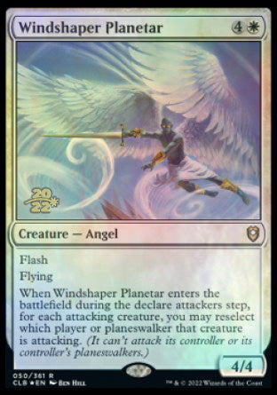 Windshaper Planetar [Commander Legends: Battle for Baldur's Gate Prerelease Promos] MTG Single Magic: The Gathering | Red Claw Gaming