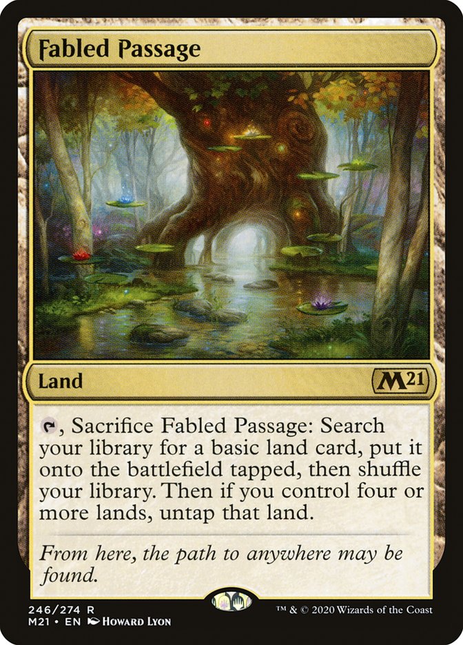 Fabled Passage [Core Set 2021] MTG Single Magic: The Gathering | Red Claw Gaming