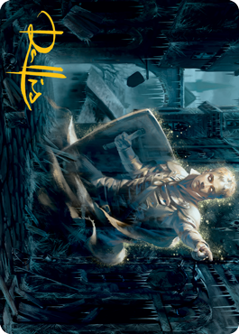 Dennick, Pious Apparition Art Card (Gold-Stamped Signature) [Innistrad: Midnight Hunt Art Series] MTG Single Magic: The Gathering | Red Claw Gaming