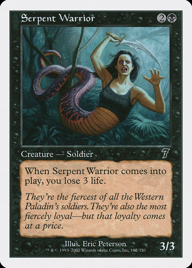 Serpent Warrior [Seventh Edition] MTG Single Magic: The Gathering | Red Claw Gaming