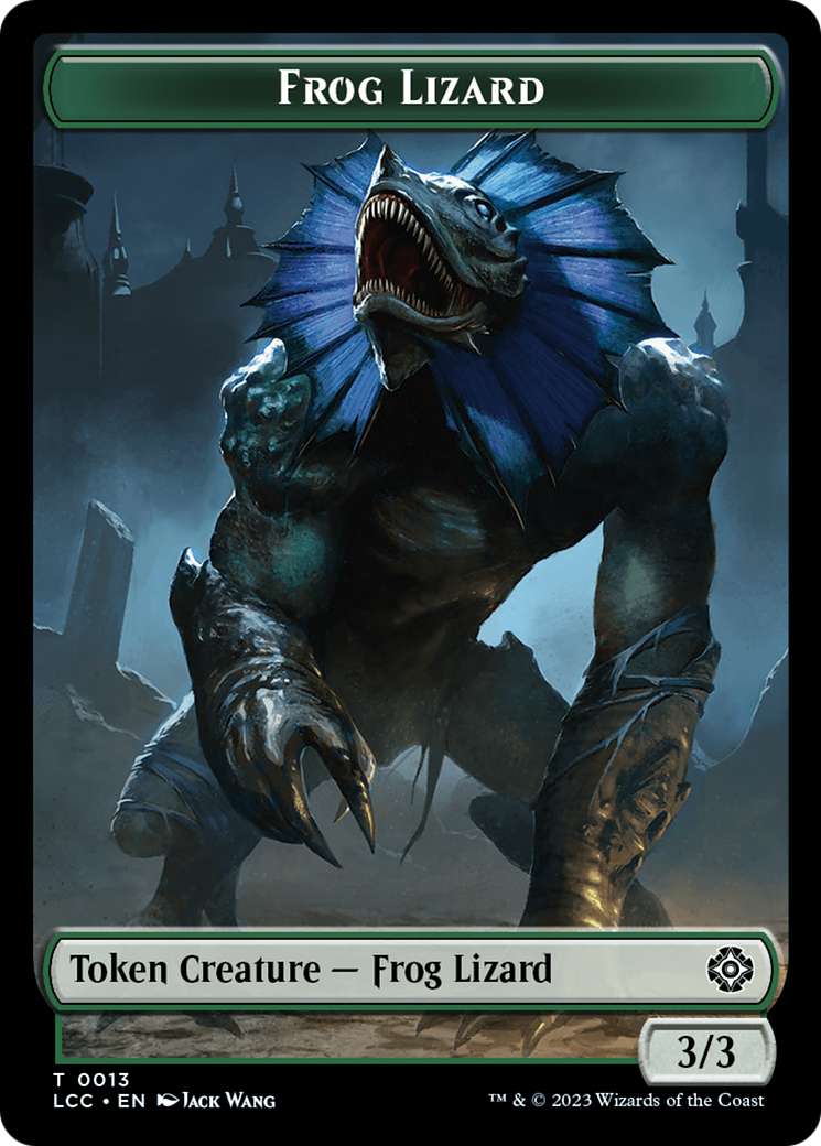 Frog Lizard // Merfolk (0003) Double-Sided Token [The Lost Caverns of Ixalan Commander Tokens] MTG Single Magic: The Gathering | Red Claw Gaming