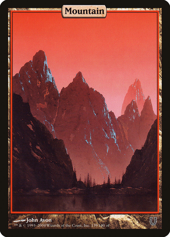 Mountain (139) [Unhinged] MTG Single Magic: The Gathering | Red Claw Gaming