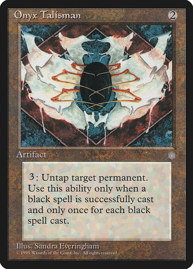 Onyx Talisman [Ice Age] MTG Single Magic: The Gathering | Red Claw Gaming