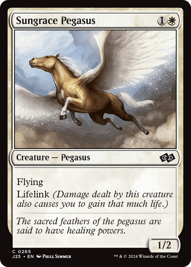 Sungrace Pegasus [Foundations Jumpstart] MTG Single Magic: The Gathering | Red Claw Gaming